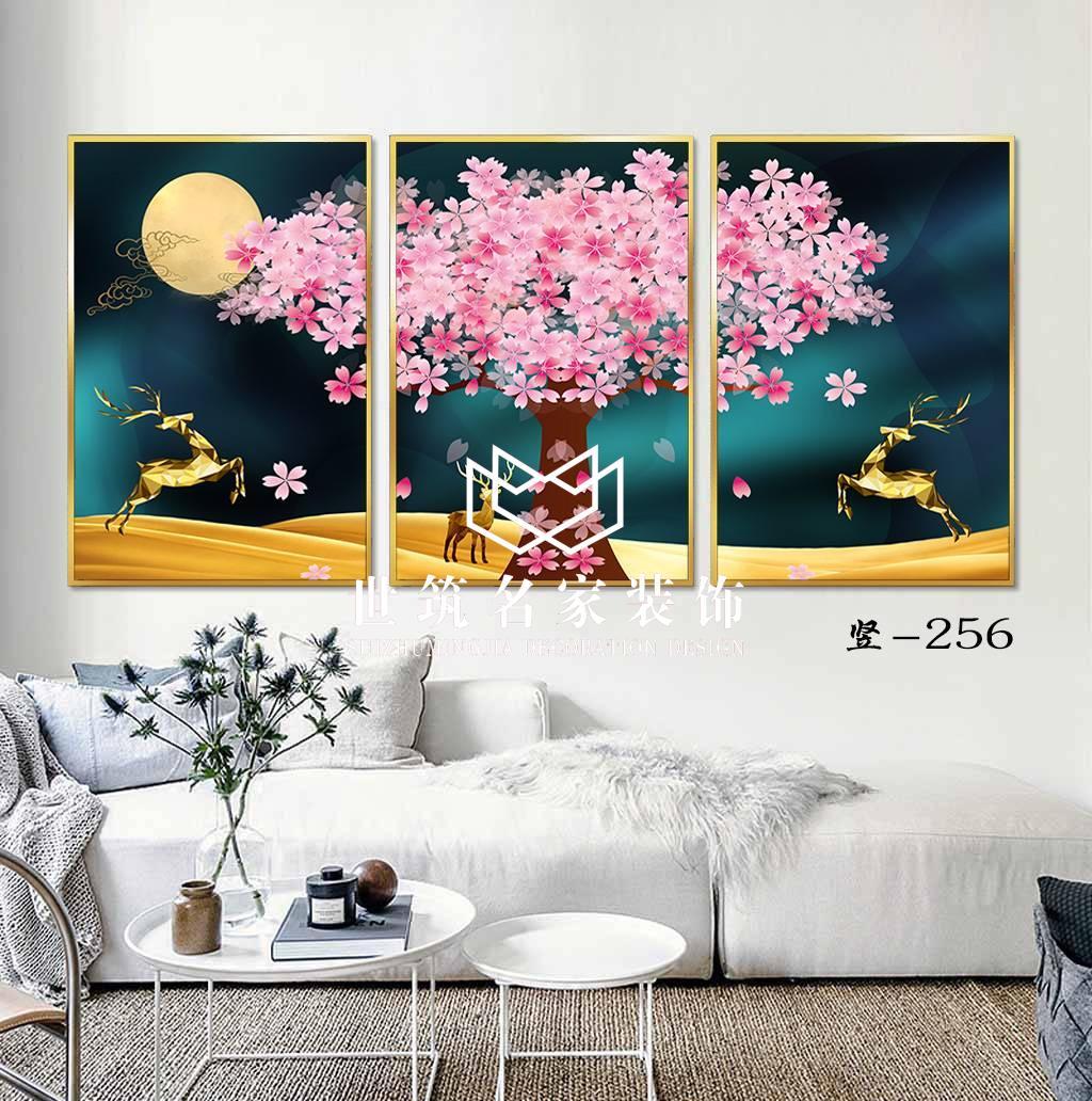 晶瓷裝(zhuāng)飾畫3聯