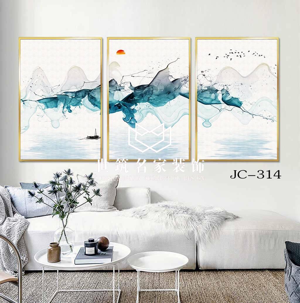 晶瓷裝(zhuāng)飾畫3聯
